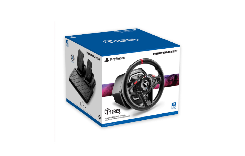 Thrustmaster T128 Force Feedback Racing Wheel With Pedals for PS4/PS5